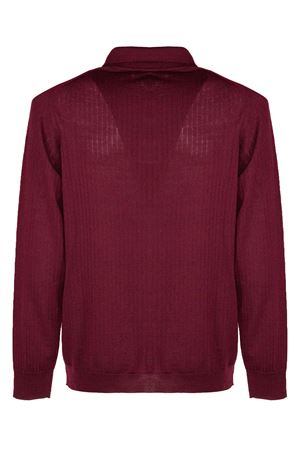 Polo in lana merino bordeaux ROBERTO COLLINA | 253M03004M0336